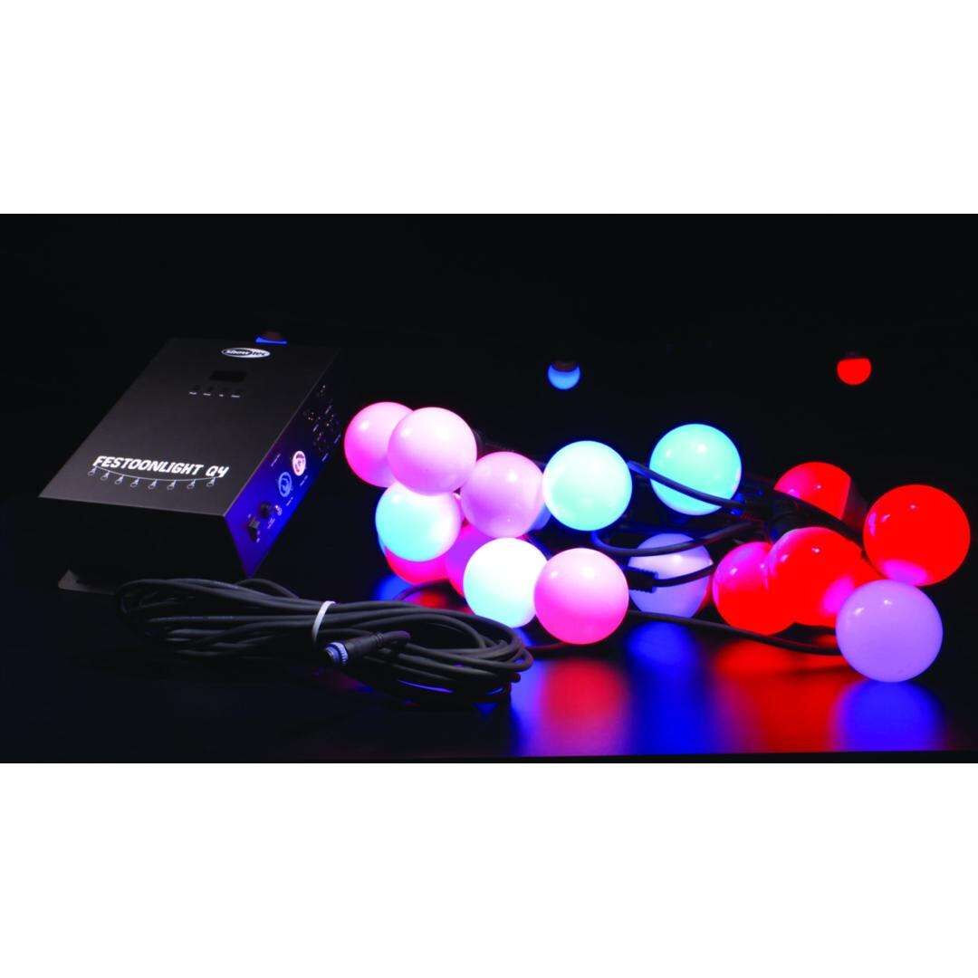 Showtec Festoon Q4 String LED-Lichterkette RGBW